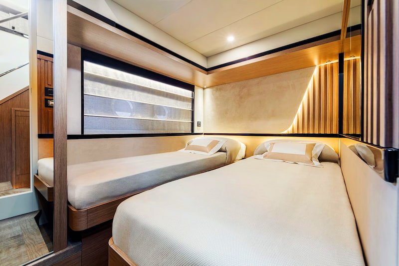 Absolute Navetta 58, cabine invités Absolute Navetta 58, cabine invités